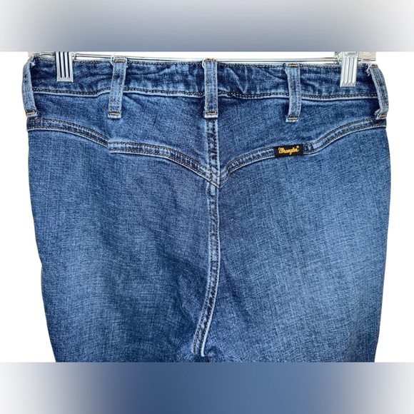 WRANGLER WOMEN'S RETRO MEDIUM WASH HIGH RISE FLARE JEANS 11MPFJW sz 27 x 36 - Picture 5 of 11